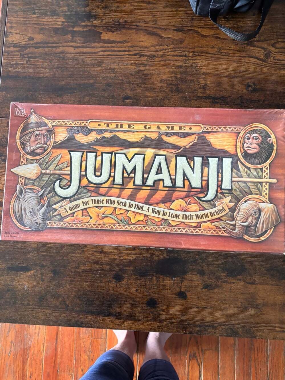 Vintage Jumanji Board Game 1995 Milton Bradley Original Edition